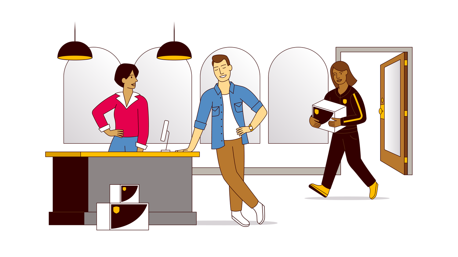 UPS Small Business Interior